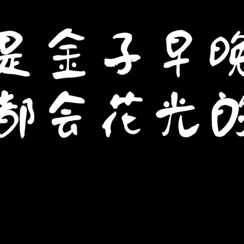 是金子早晚都会花光 99.00